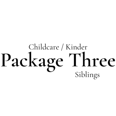 childcare / kinder package one