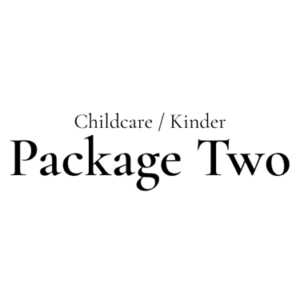 childcare / kinder package one